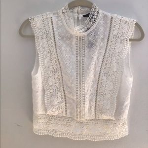 Forever 21 eyelet top